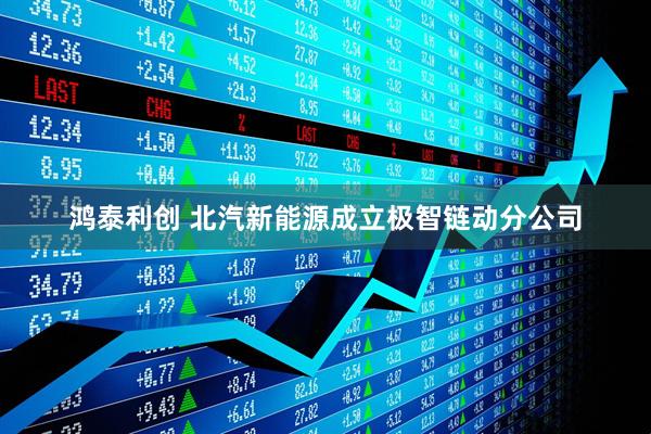 鸿泰利创 北汽新能源成立极智链动分公司